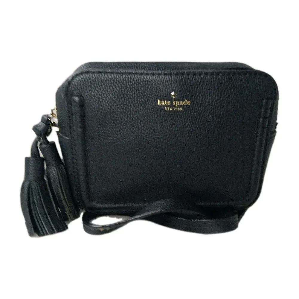 Kate Spade Orchard Street Crossbody Bag Black Leather